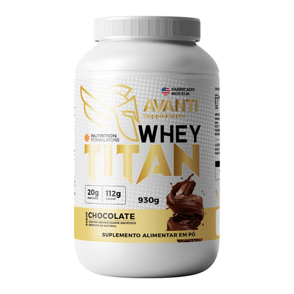 Whey Titan Concentrado 930g Importado - Avanti Supplements
