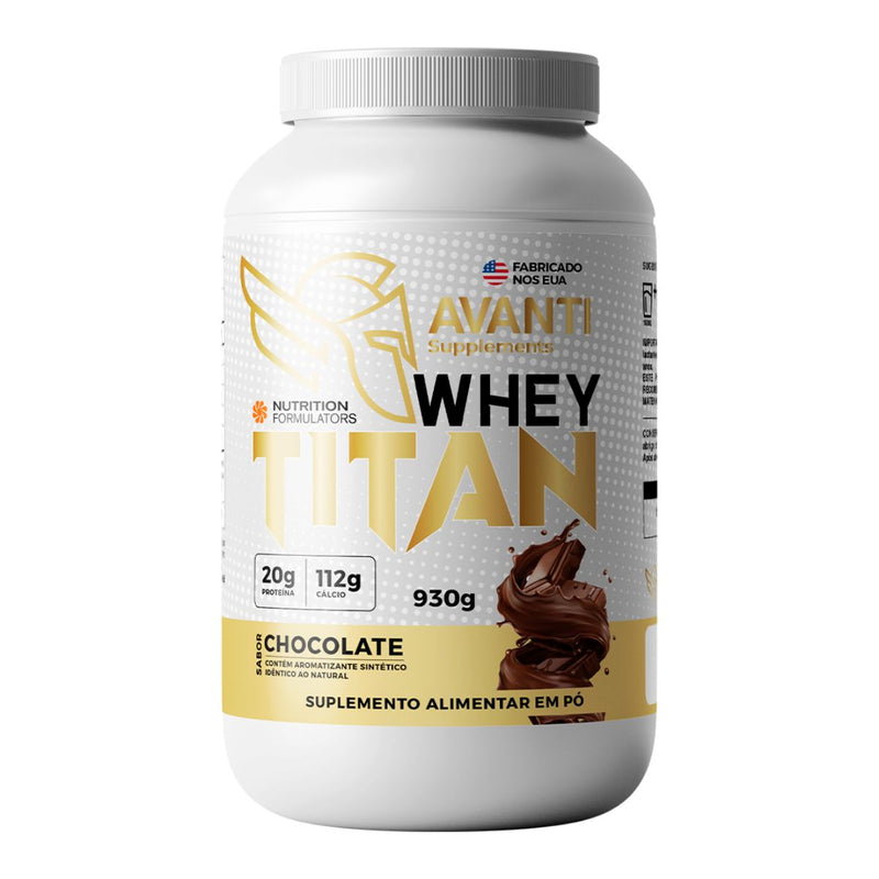 Whey Titan Concentrado 930g Importado - Avanti Supplements