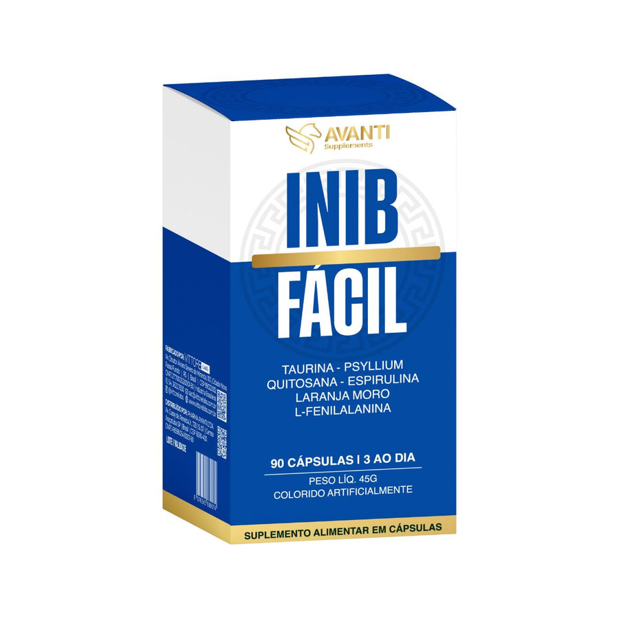 InibFácil Emagrecedor e Inibidor de Apetite 90 Cápsulas - Avanti Supplements