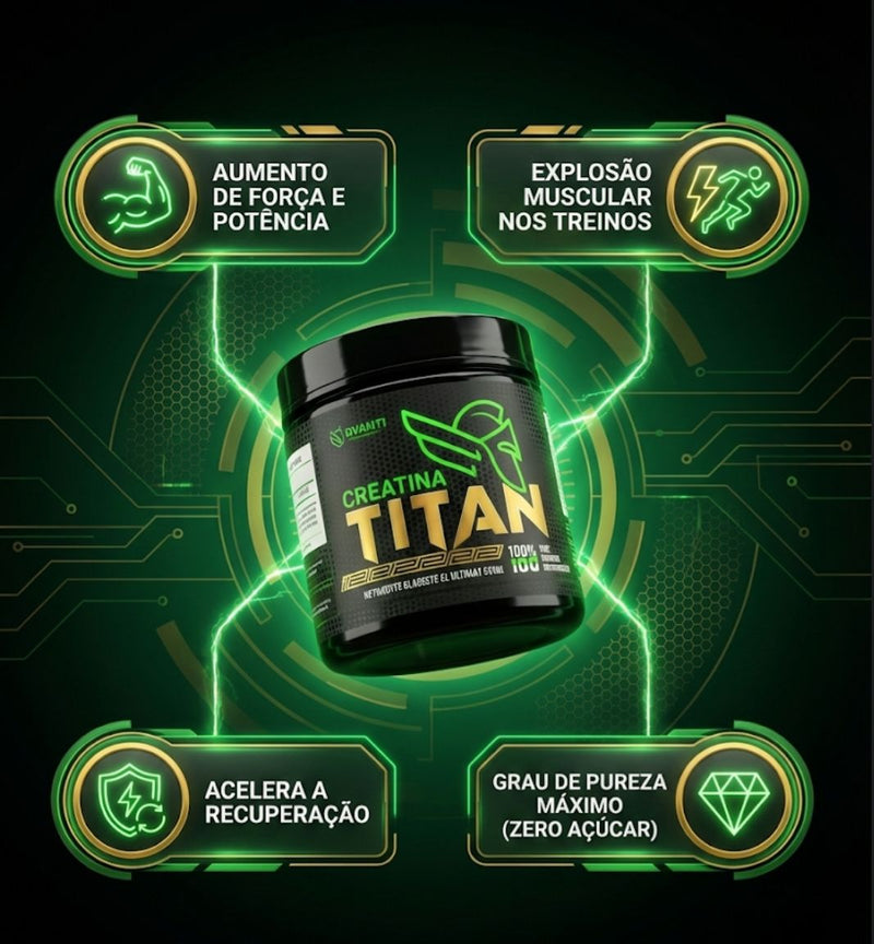 Creatina Titan Monohidratada em Pó 300g - Avanti Supplements