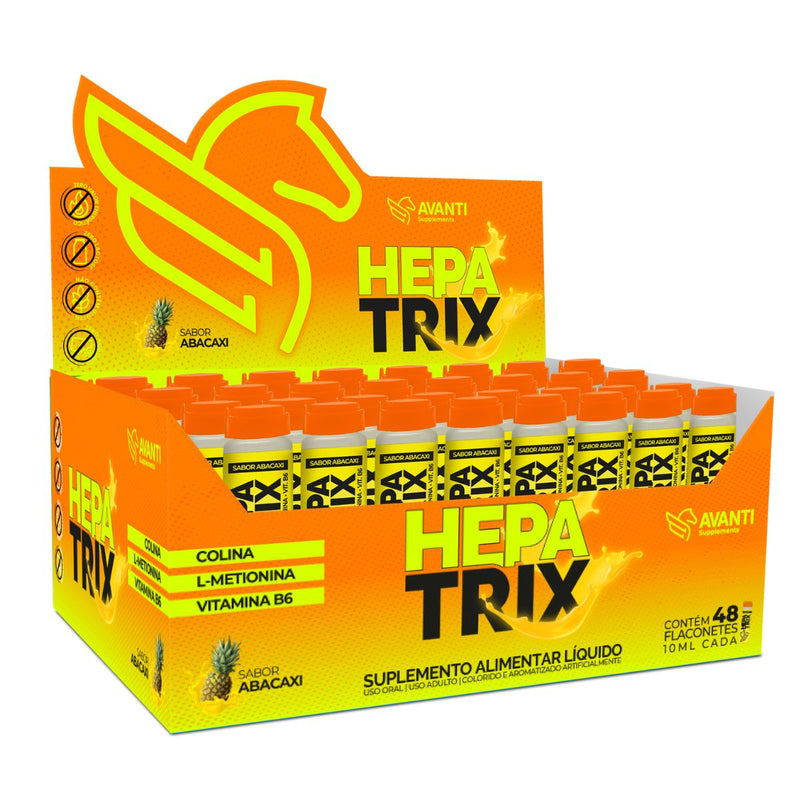 Hepatrix Hepatoprotetor - Colina 250mg + Metionina 105mg + Vitamina B6 1,3mg 48UN 10ml - Avanti Supplements