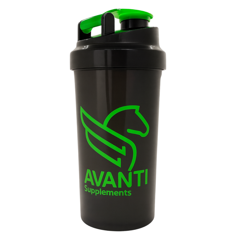 Coqueteleira Avanti Supplements Fumê 600ml + Mixer Ball